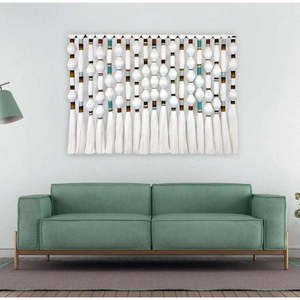 ATITLN Tapiz de Pared Bohemio de Macramé, Decoración de Lujo, Tapiz de Pared Zacaton Lomas, Tapiz de Pared Mexicano, Tapiz de Pared de Macramé Hecho a Mano - Product Image 1