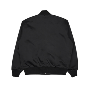 OEM personalizado de alta calidad de los hombres al aire libre de invierno Varsity chaqueta de bombardero de satén para los hombres - Product Image 5