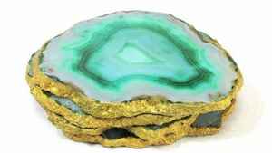 Zehra Industries Meilleure Qualité Design De Luxe À La Main Résine Dessous De Verre Rond pour Tea Time Couleur Personnalisée Taille Personnalisée Tapis De Cuisine Tapis - Product Image 3