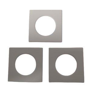 3 pezzi coperchi quadrati bianchi per FP8705W faretti a LED-illuminazione/faretto da incasso - Product Image 1