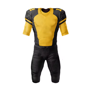 Juego de equipo de fútbol americano 100% Poliéster Material transpirable Diseño personalizado para equipos Costura Premium Colores personalizados - Product Image 5