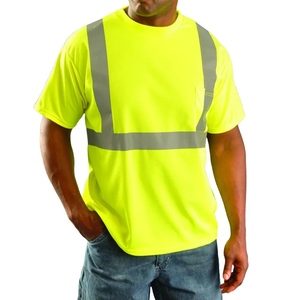 Safety <b>T</b>-<b>Shirt</b> With Short Sleeves And Custom Branding Quick Dry Safety <b>T</b>-<b>Shirt</b> - Product Image 2