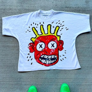 เสื้อเชิ๊ตผู้ชายฟอกสีแบบวินเทจเสื้อยืดสั่งทำ - Product Image 3