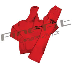 Survêtement de jogging évasé à capuche en coton pour hommes sur mesure Style pakistanais solide deux pièces chaud hiver polaire respirant costume - Product Image 2