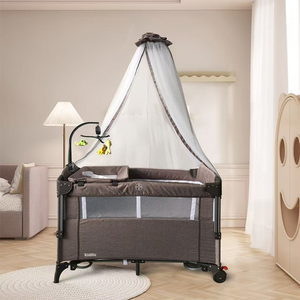 Kidilo toptan taşınabilir katlanabilir bebek beşiği başucu beşik bebek bezi hareketli bebek seyahat karyolası ile <span class=keywords><strong>Changing</strong></span> <span class=keywords><strong>Changing</strong></span> değişen masa P02 - Product Image 6