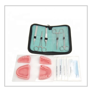 Pissco-Kit quirúrgico de 3 capas con almohadillas de sutura Dental, Kit de entrenamiento quirúrgico de color negro - Product Image 1