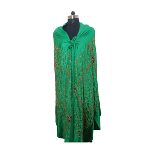 Tela de velo Nigeriya de alta calidad para bodas disponibles Mti-Color decoración de cuentas de encaje estilo musulmán velos de novia nueva colección - Product Image 1