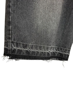 Personalizado desgastado bordado hombres moda Jorts alta calidad lavado holgado Jorts ácido lavado doble dobladillo pantalones cortos de mezclilla - Product Image 6