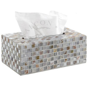 Factory Wholesale Home Kitchen Metal Modern Durable Handmade <b>Tissue</b> Box Dispenser Organizer Custom Logo <b>Wedding</b> Decoration - Product Image 2