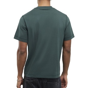 เสื้อยืดปักโลโก้สั่งทำพิเศษ สีพื้น 190 กรัม ทรงปกติ  โลโก้ปักแบบกำหนดเอง เสื้อยืดทอผ้า 200 กรัม สไตล์กราฟิก ลำลอง ฮิปฮอป - Product Image 3