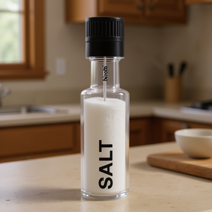 Salt Mill Transparent 16 Cm Glass <b>Grinder</b> Kitchen Use - Product Image 2