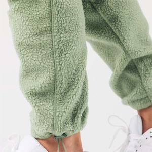 Warm Windproof <b>Sherpa</b> Fleece Winter Cotton Home Men Mens Fleece Lined Jog Pants Fleece Track Pants Men OEM Breathable Pants - Product Image 5