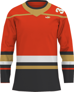 Jersey de Hockey sobre Hielo Unisex OEM ODM, Transpirable, de Secado Rápido, con Logotipo Personalizado, Nombre de Marca Personalizado, Ropa Deportiva para Adultos, Uniforme al por Mayor 100% - Product Image 2