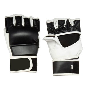 ถุงมือ MMA หนังสำหรับฝึกซ้อมมวยไทยถุงมือชกมวยเทควันโด - Product Image 1