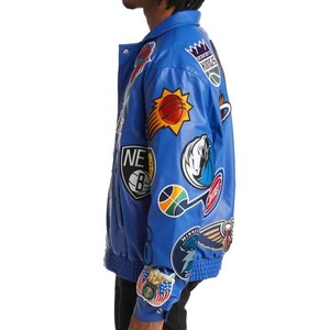 Chaqueta de Béisbol de Diseño Moderno 2024, Holgada, con Bordado de Letras, Personalizada para Hombre, Estilo Universitario Urbano - Product Image 3