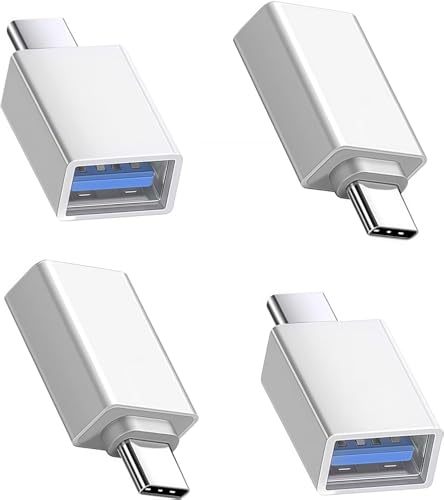 USB C Cell Phone Adapter with Fast Charge Supports Data Transfer and Card Reader OTG Adapter for Type-C USB Flash Drive Adapter