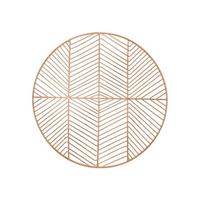 Assiettes de présentation dorées style Zen Asiatique en gros, en acier inoxydable/aluminium, compatibles lave-vaisselle, écologiques, pour service de nourriture, fruits et mariages