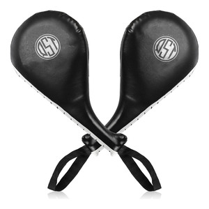 Raquetas de entrenamiento de Taekwondo de artes marciales de fabricación profesional, práctica de patadas y puñetazos, mitones flexibles de cuero genuino 100% - Product Image 3