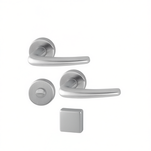 ชุดโรเซตสแตนเลส HOPPE Denver E1310Z/42KV/42KVS รุ่น F69 ทรงกลม SK/OL DIN สำหรับรางม่านซ้าย/ขวา - Product Image 2