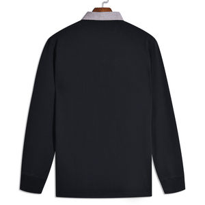 Nouveauté, dernier design, respirant, tricoté, décontracté, imprimé, manches courtes, rugby pour chemise à bas prix - Product Image 4