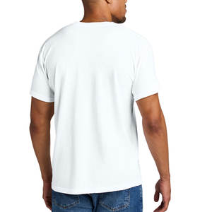 Camiseta de cuello pesado de algodón 100% de alta calidad de moda de verano para hombres suave cómodo logotipo personalizado sólido para el estilo del siguiente nivel - Product Image 4