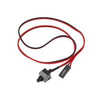 Cable de Encendido para PC ATX, Cable de Botón de Encendido/Apagado para Computadora con Malla de Protección y Revestimiento de PVC para Pruebas y Reparación de Placas Base OEM