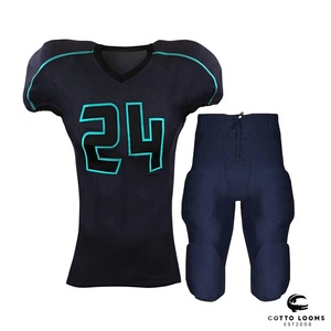 Maillot de football américain sur mesure OEM et tissu en maille respirant uniforme haute performance à séchage rapide - Product Image 5