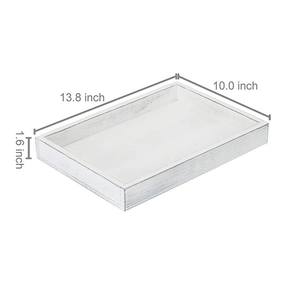 ถาดไม้ที่เป็นมิตรกับสิ่งแวดล้อมถาดเสิร์ฟทรงสี่เหลี่ยมผืนผ้าไม้มะม่วงคุณภาพระดับพรีเมียมพร้อมที่จับสำหรับเสิร์ฟอาหารและใช้ตกแต่ง - Product Image 2