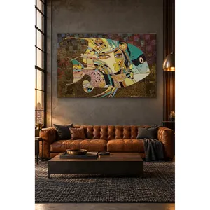 Fida Boris Ankin Poisson avec visage de femme, impression sur toile - Product Image 2