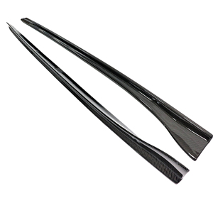 POUR F12 F13 M6 M SPORT EXTENSIONS LATÉRALES EN CARBONE STYLE 3D - Product Image 5