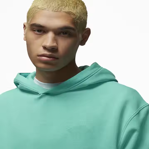 Haute qualité solide couleur personnalisée à manches longues pull à capuche Streetwear sweat à capuche à séchage rapide pour hommes coton polaire 450 GSM - Product Image 3