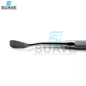 SUAVE SURGICAL INSTRUMENTS Juego de ortodoncia quirúrgica, limas óseas dentales de alta calidad, acero inoxidable #12, instrumentos de limas óseas - Product Image 2