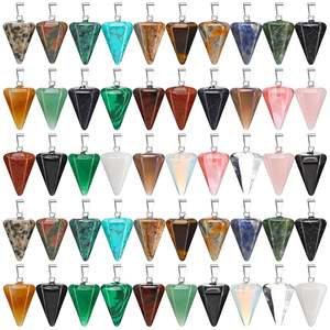 Fournisseur en gros et Surgyan Saini, pendentif en pierres précieuses naturelles mélangées, pendentif en argent sterling 925, fabrication de bijoux pour femmes - Product Image 6