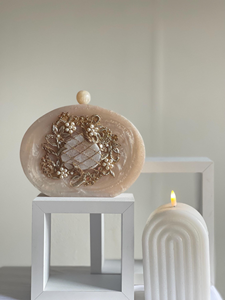 Étui rigide en résine époxy de qualité supérieure pour femmes, pour mariage, soirée de gala, écologique, imperméable, moderne, élégant, design - Product Image 5