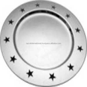 Acier inoxydable poli miroir pour assiettes et plats de chargeur - Product Image 2