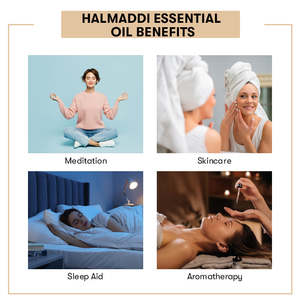Aceites Esenciales Puros Halmaddi 100% de Clavo, Árbol de Té, Lavanda, Menta y Sándalo para Nutrir e Iluminar, Calidad Premium - Product Image 4