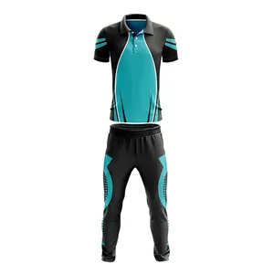 Ensembles de cricket personnalisés pour hommes, femmes et enfants, vente en gros à bas prix/nouveau design nouveau OEM 100% uniformes en jersey de cricket en polyester