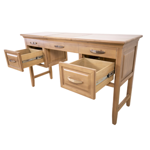 Tocador de maquillaje de madera maciza de diseño moderno ADELA con almacenamiento, superventas, muebles de dormitorio para apartamento, fabricado en Vietnam - Product Image 1