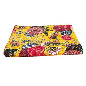 Trendy Design Latest Vintage Kantha <b>Quilts</b> 100% Cotton Reversible Kantha <b>Quilt</b>& <b>Throws</b> By Indian Manufacturer And Wholesaler OEM - Product Image 6
