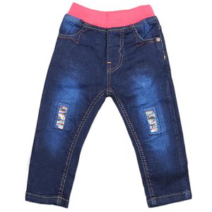 Pantalon en jean pour filles - Bleu foncé - Product Image 1