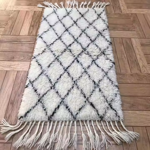 ชุดพรมในพื้นที่ที่สามารถซักได้กันลื่นทำด้วยมือผ้าขนปุยนุ่มนุ่มทันสมัยใช้ในร่มเป็นมิตรกับสิ่งแวดล้อม - Product Image 1