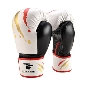 Guantes de Boxeo Profesionales para Hombre, Guantes de Boxeo de Piel Sintética al por Mayor, Servicios OEM/ODM, Guantes de Boxeo para Entrenamiento de MMA - Product Image 3