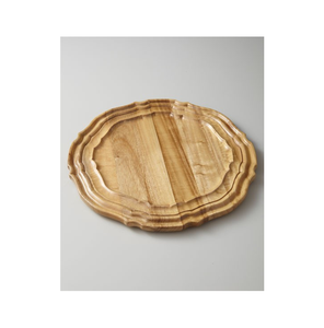 Assiette de Présentation Ronde en Bois Écologique pour Table de Cuisine, Technique Polie, Design Classique, Qualité Supérieure pour Commandes en Gros - Product Image 3