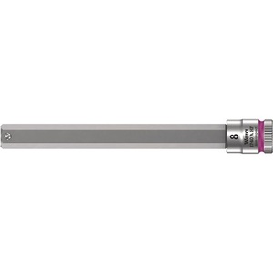 WERA 8740 a HF 1/4? Llave de vaso hexagonal blanca de 8 mm, longitud 100 mm - Product Image 1