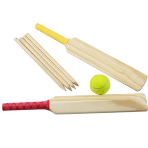 Batte de cricket en bois personnalisée pour le sport anglais, vente en gros, bois simple, poignée en bois pour l'entraînement au tennis pour les joueurs d'équipe - Product Image 4