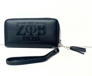 Haute qualité personnalisé Vintage sororité fraternité portefeuilles en cuir mince antivol grec lettre métal mince personnalisé vie grecque - Product Image 5