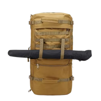 Sac à dos tactique de grande capacité 60L pour hommes, sac de voyage, sac à dos de randonnée, sac de camping, sac imperméable pour hommes