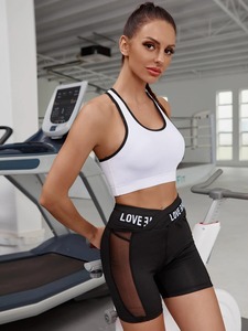 Nouveauté Soutien-gorge de sport de yoga extensible dans les quatre sens de qualité supérieure respirant à maintien élevé pour femmes avec évacuation de l'humidité - Product Image 3