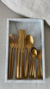 Stainless steel cutlery <b>set</b> <b>silver</b> color classic elegant cutlery for home kitchenware, banquets, tableware and fine dining setup - Product Image 4