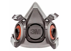 หน้ากากป้องกันฝุ่นละออง 3M 6200 แบบครึ่งหน้า ใช้ซ้ำได้ ผลิตจากวัสดุ TPE น้ำหนักเบา ดีไซน์สวมใส่สบาย ป้องกันฝุ่นละออง แก๊ส และไอระเหย - Product Image 6